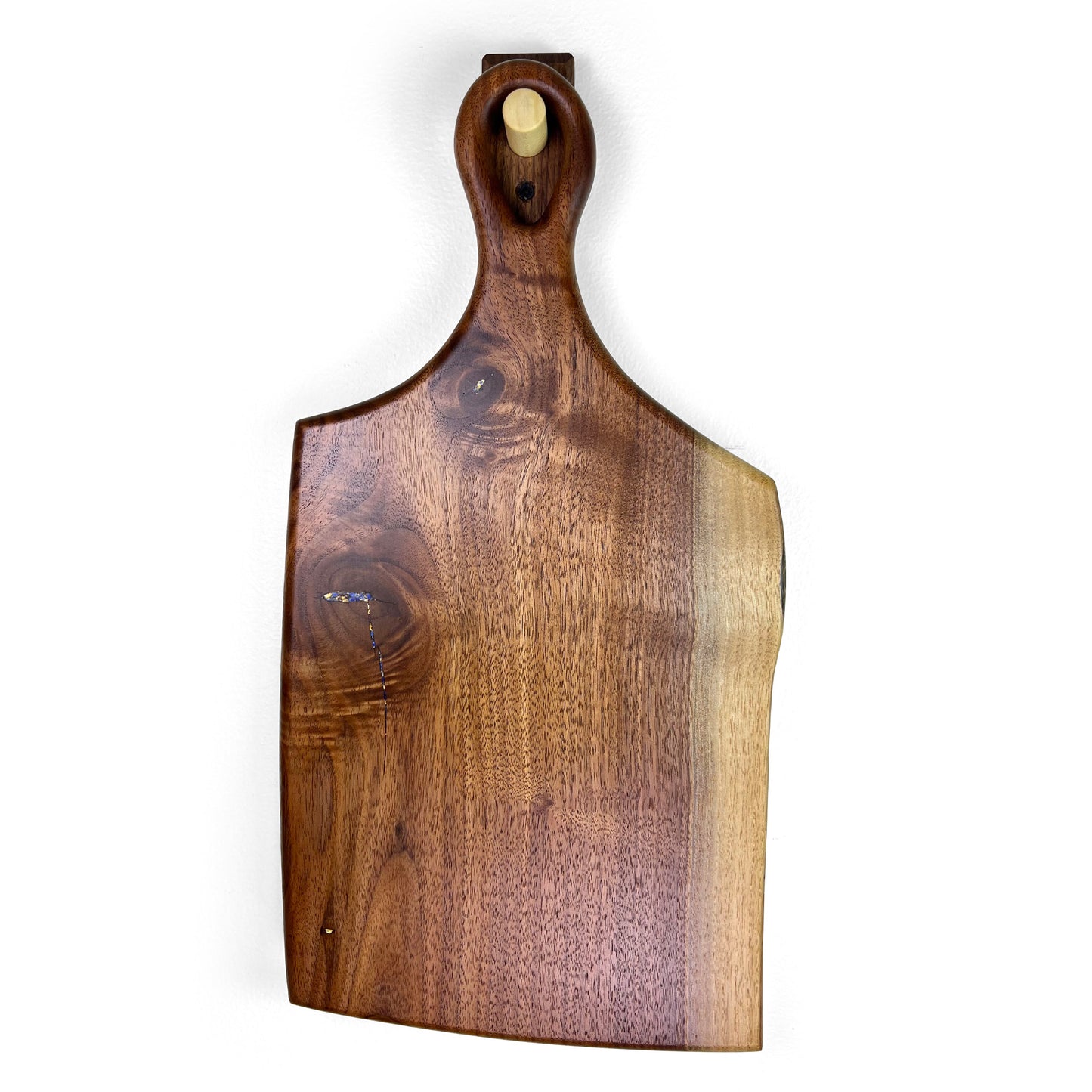 Black Walnut Serving Board with Inlay