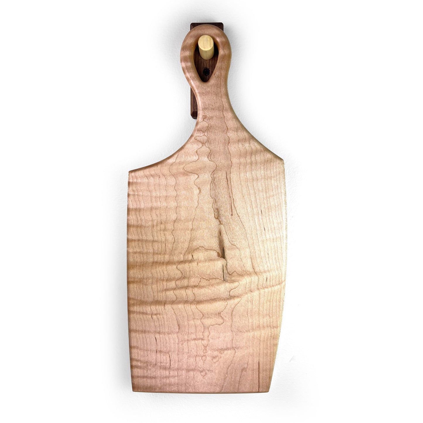 Figured Maple Serving Board with Inlay